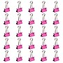 JAM Paper Colored Small Binder Clips, 3/8" Capacity, Pink, 25/pack (334BCPI)~#|#~sp93881047_sc7