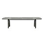 Safco Medina 120"W Rectangular Conference Table, Laminate, Gray (MNC10LGS)~#|#~sp94431455_sc7