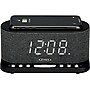 Jensen QICR-50 Dual Alarm Clock Radio with Wireless Qi Charging, Black~#|#~sp94609323_sc7