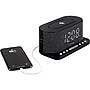 Jensen QICR-50 Dual Alarm Clock Radio with Wireless Qi Charging, Black~#|#~sp94609324_sc7