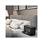 Jensen QICR-50 Dual Alarm Clock Radio with Wireless Qi Charging, Black~#|#~sp94609325_sc7