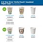 Dixie PerfecTouch Insulated Paper Hot Cups, 8 oz., Coffee Haze, 1000/Carton (5338CD)~#|#~sp94905396_sc7
