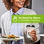 Dixie PerfecTouch Paper Cup & Lid Combo, 12 Oz., White, 50/Pack (5342COMBO600)~#|#~sp94905414_sc7