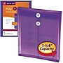 Smead Ultracolor Top-Load Envelopes, Letter, 1" Expansion, Purple, 5/Pack (89544)~#|#~sp95007238_sc7
