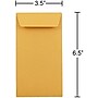 JAM Paper #7 Kraft Coin Envelope, 3 1/2" x 6 1/2", Brown Kraft, 1000/Carton (95125B)~#|#~sp95007326_sc7