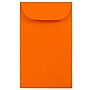 JAM PAPER #3 Coin Business Colored Envelopes, 2 1/2" x 4 1/4", Orange Recycled, 100/Pack (900967818A)~#|#~sp95008906_sc7