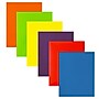 JAM Paper Laminated 2-Pocket Glossy 2-Pocket Cardstock Presentation Folder, Assorted, 6/Pack (385GASSRTD)~#|#~sp96296987_sc7