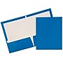 JAM Paper Laminated 2-Pocket Glossy 2-Pocket Cardstock Presentation Folder, Assorted, 6/Pack (385GASSRTD)~#|#~sp96296989_sc7