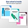 Avery Corner Lock Smooth Presentation Folder with Fasteners, Assorted, 6/Pack (72262)~#|#~sp97075773_sc7