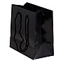 JAM Paper Gift Bags with Rope Handles, 6.5" x 6.5" x 3.5", Black Glossy, 6/Pack (SPC17K1A)~#|#~sp97150738_sc7