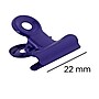 JAM Paper Bulldog Clip, Purple, 25/Pack (21632818)~#|#~sp97151261_sc7