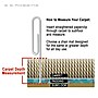 ES Robbins Natural Origins Carpet Chair Mat with Lip, 45" x 53'', Medium-Pile, Clear (ESR141042)~#|#~sp97363218_sc7