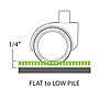 ES ROBBINS EverLife 36" x 48'' Chair Mat for Flat to Low Pile Carpet with Lip, Vinyl (120023)~#|#~sp97363302_sc7
