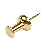 JAM Paper Push Pins, Shiny Gold, 100/Pack (222419051)~#|#~sp97365210_sc7