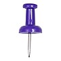 JAM Paper Push Pins, Purple, 100/Pack (222419053)~#|#~sp97365215_sc7