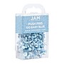 JAM Paper Pushpins, Baby Blue, 100/Pack (222419047)~#|#~sp97365344_sc7