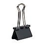 JAM Paper Colorful Binder Clips, Medium,  5/8" Capacity, Grey, 15/Pack (339BCGY)~#|#~sp97536593_sc7