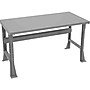 Tennsco Flared Leg 60" Workbench, Medium Gray (WB-1-3060S-MGY)~#|#~sp97620260_sc7