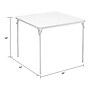 Cosco Folding Table and Chair Set, 34" x 34", Tan (14551WHD1E)~#|#~sp98949395_sc7