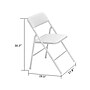Cosco Folding Table and Chair Set, 34" x 34", Tan (14551WHD1E)~#|#~sp98949396_sc7