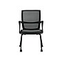 Offices To Go Mixed Materials Guest Chair, Black (OTG13050B)~#|#~sp99548186_sc7