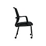 Offices To Go Mixed Materials Guest Chair, Black (OTG13050B)~#|#~sp99548191_sc7