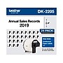 Brother DK-2205 Wide Width Continuous Paper Labels, 2-4/10" x 100', Black on White, 24 Rolls/Box (DK-220524PK)~#|#~sp99820683_sc7
